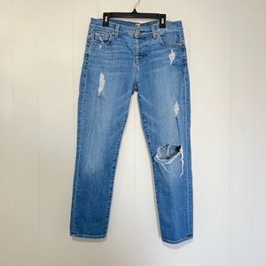 7 For All Mankind Josefina Skinny Boyfriend Jeans